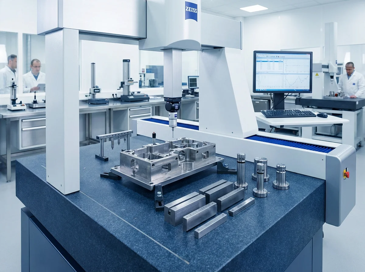 CMM inspection fixtures, gauge blocks and checking fixtures for quality control and dimensional verification